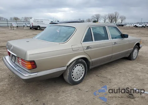 1986 Mercedes-Benz 420 Sel из США, поврежденный, VIN WDBCA35D2GA246302